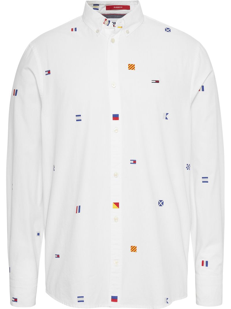 Camisa-Archive-de-corte-clasico-con-logos