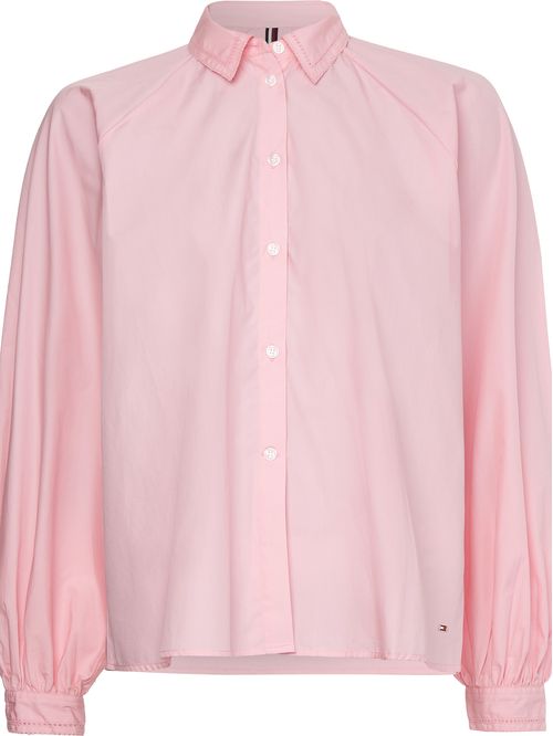 Camisa con mangas raglán y corte amplio