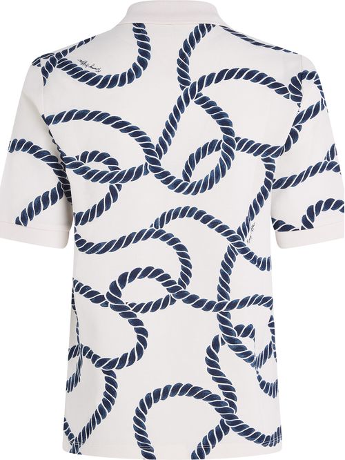 Chomba de corte regular con logo bordado