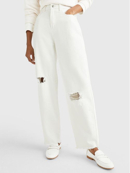 Jean de corte amplio Balloon y talle alto