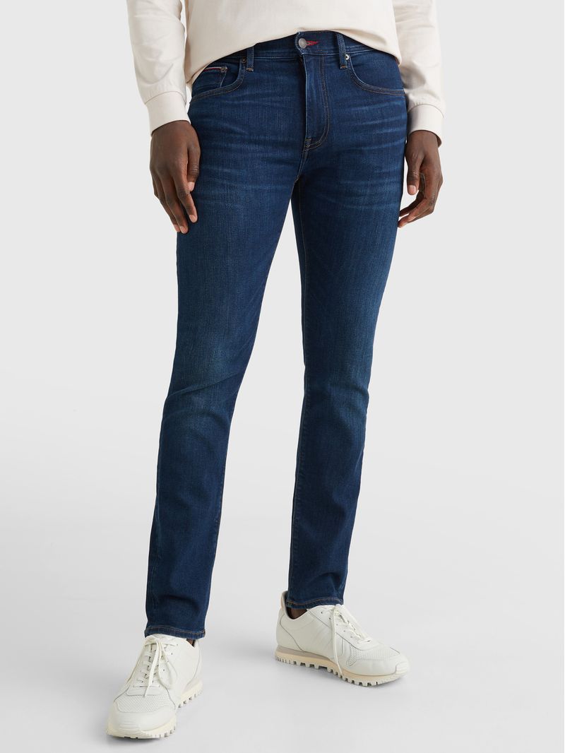 Jeans-Bleecker-desteñidos-de-corte-ajustado