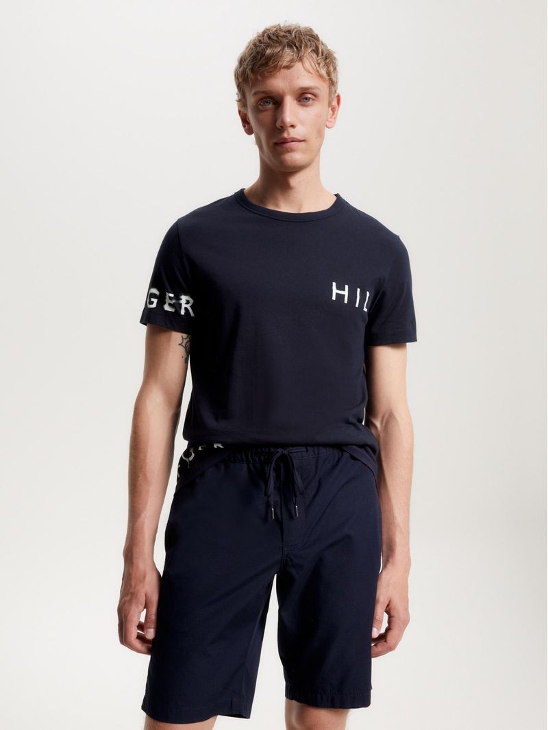 Remera-de-corte-slim-con-logo-Hilfiger