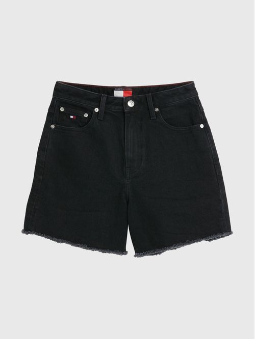 Shorts jeans Tommy Hilfiger x Shawn Mendes de cintura alta