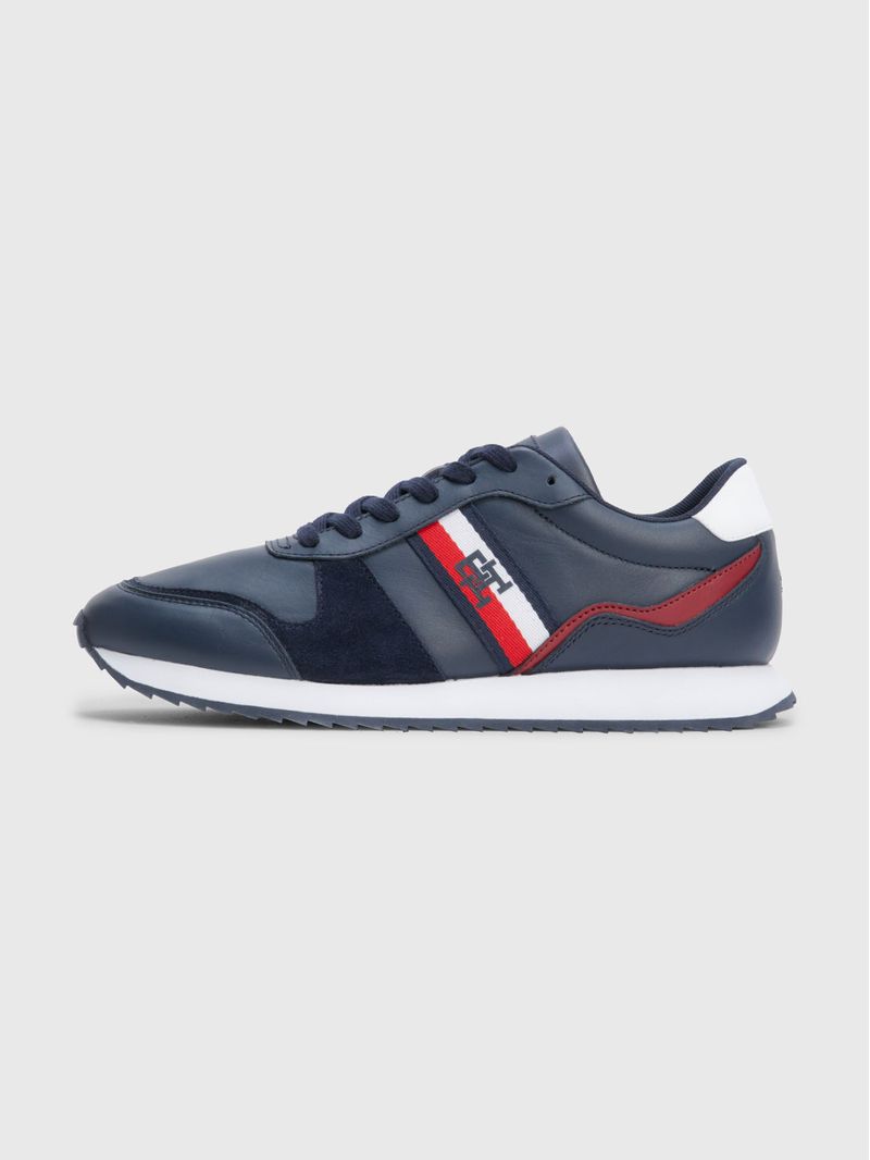 Zapatillas-de-running-en-piel-con-monograma