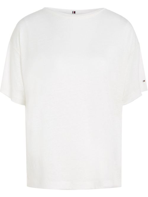 Remera amplia con cuello redondo