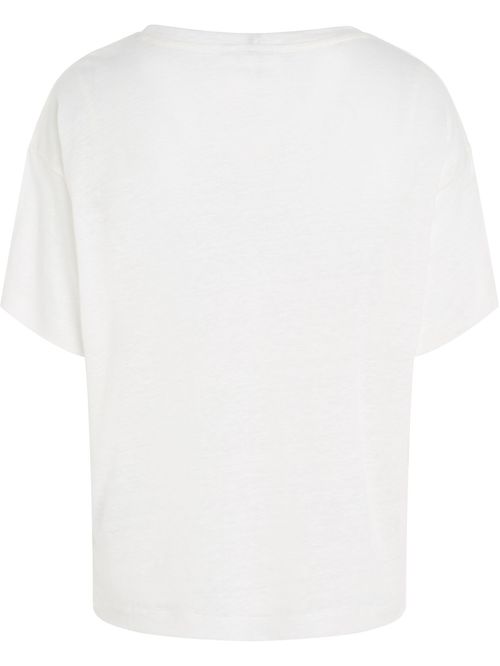 Remera amplia con cuello redondo