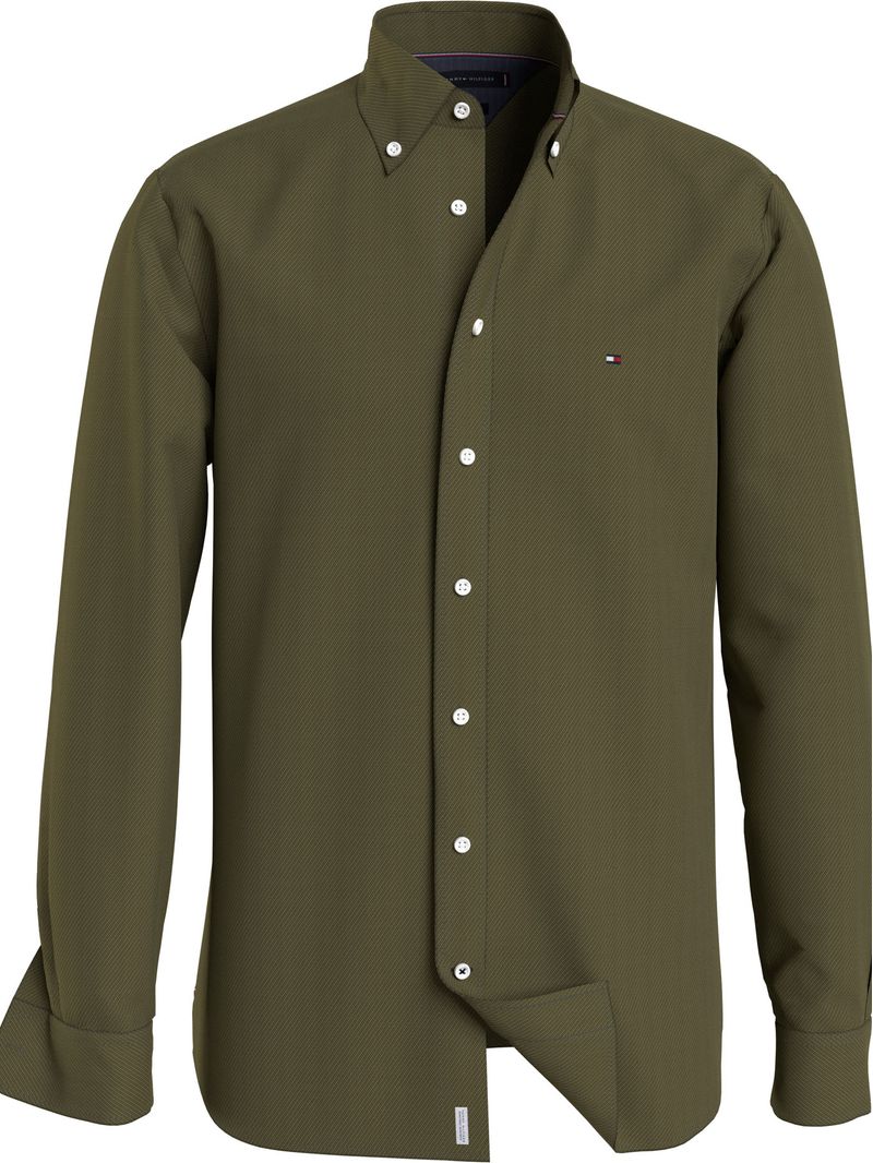 Camisa-de-corte-regular-en-algodon-elastico