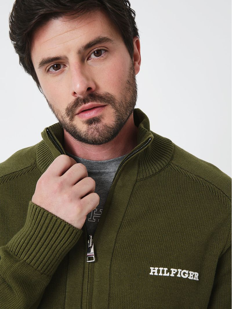 Cardigan-de-cuello-alto-con-monotipo-Hilfiger