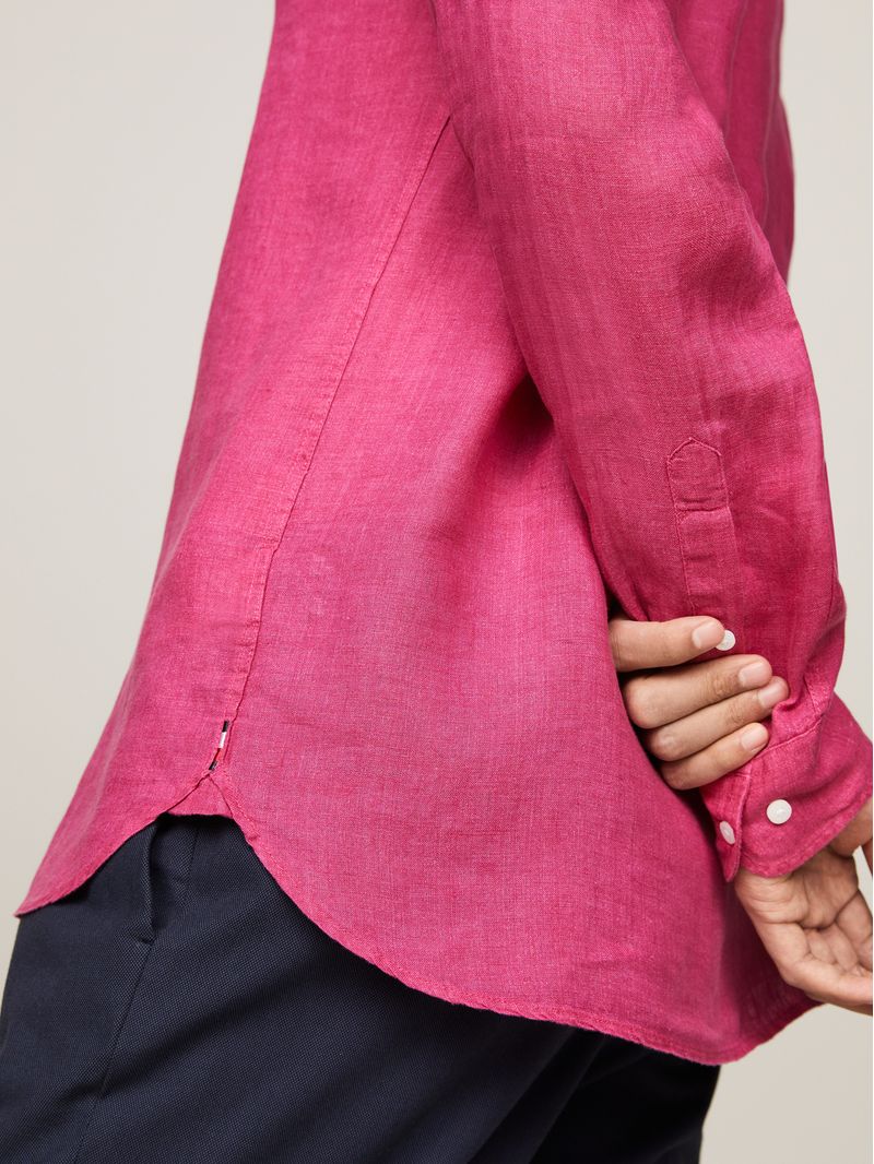 Camisa-de-lino-teñido-con-pigmentos