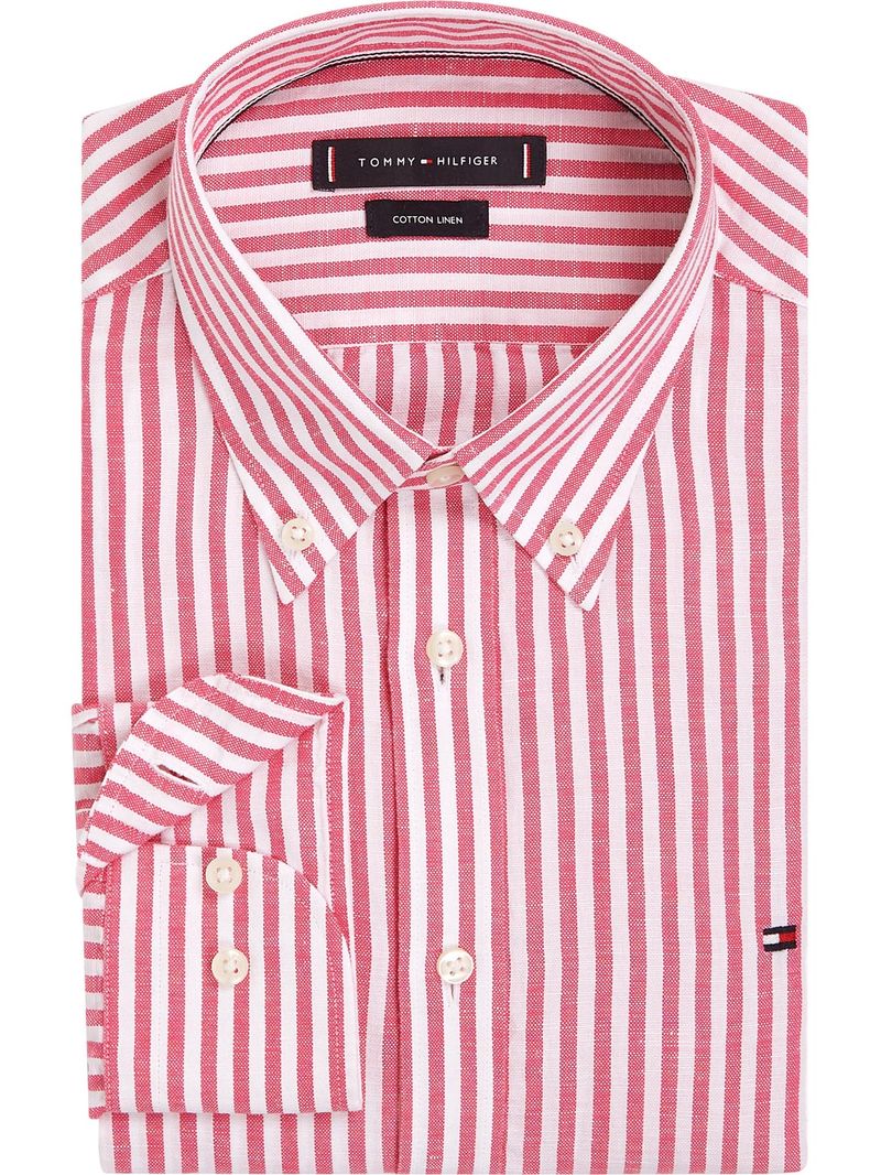 Camisa-de-rayas-con-logo