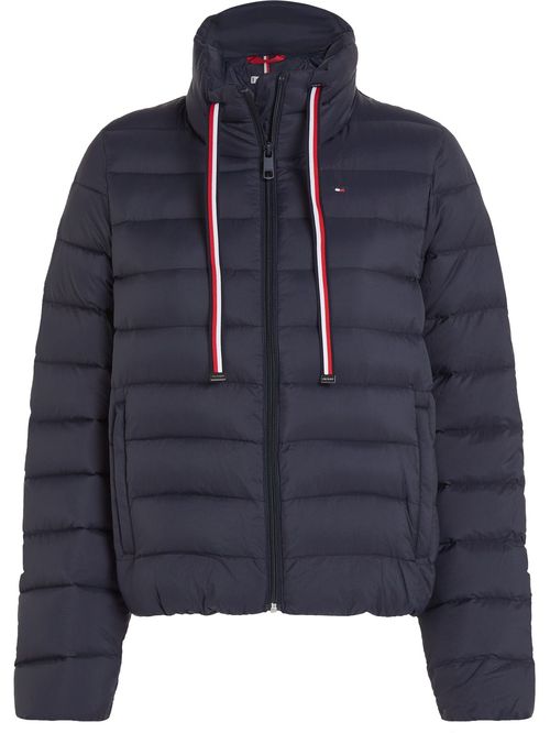 Campera acolchada con logo bordado