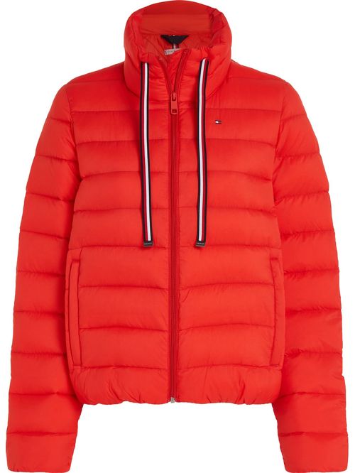 Campera acolchada con logo bordado