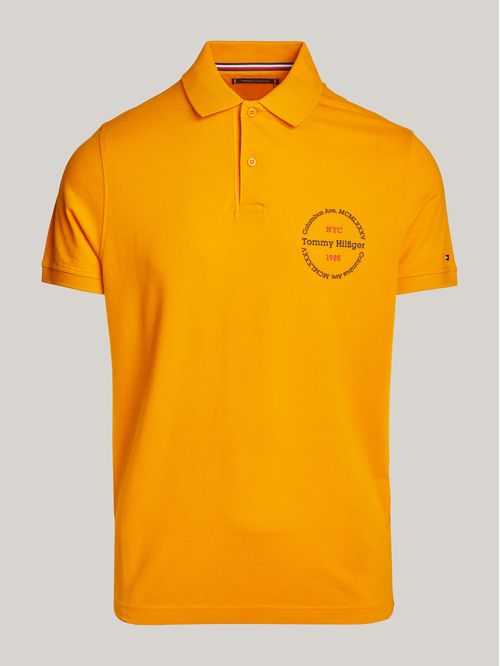 Chomba de corte regular con logo circular