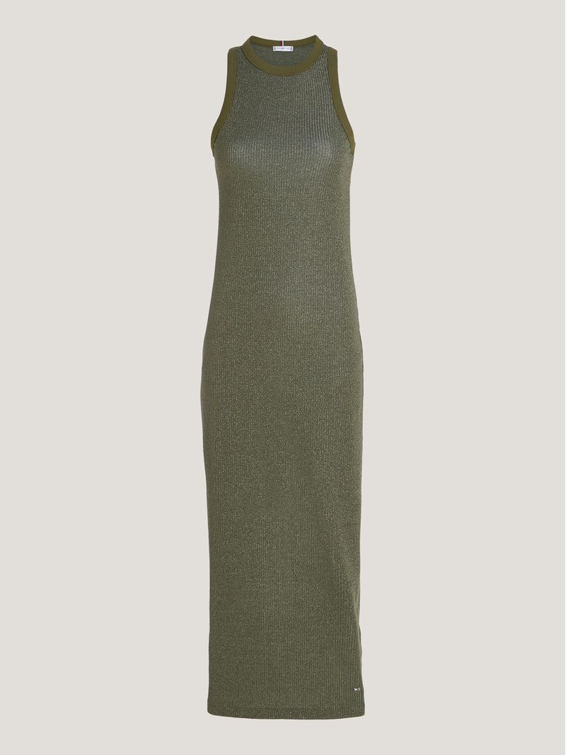 Vestido-midi-sin-mangas-de-corte-slim