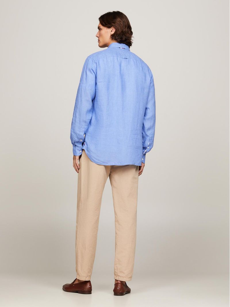 Camisa-de-lino-teñido-con-pigmentos