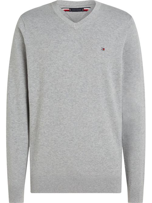 Sweater essential de cuello v