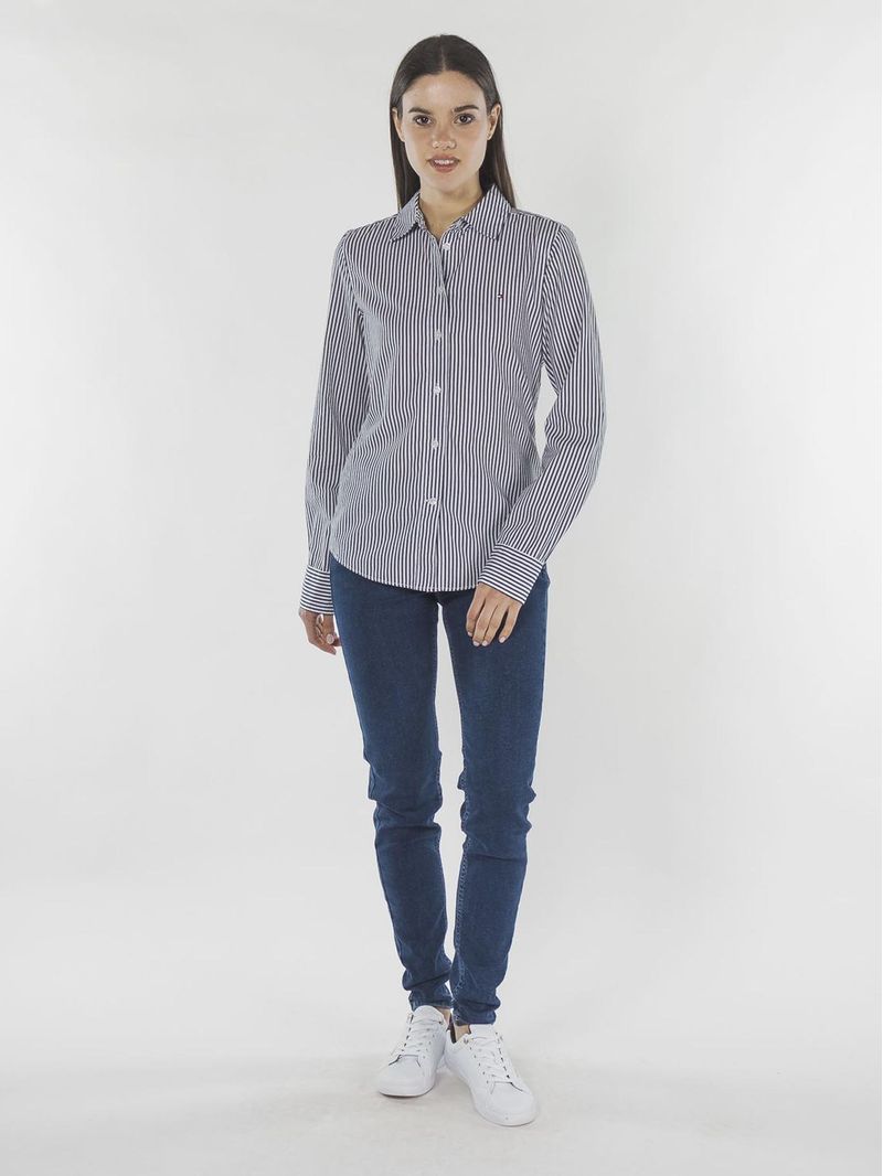 Camisa-Essential-regular-de-rayas