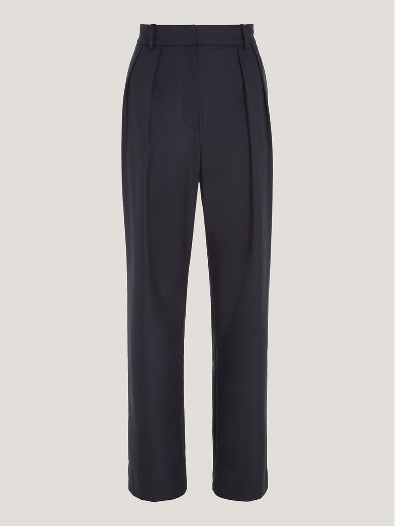 Pantalon-de-corte-recto-con-logo-bordado