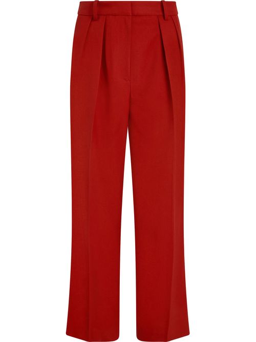 Pantalón de corte recto con logo bordado