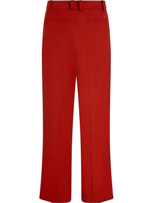 Pantalón de corte recto con logo bordado