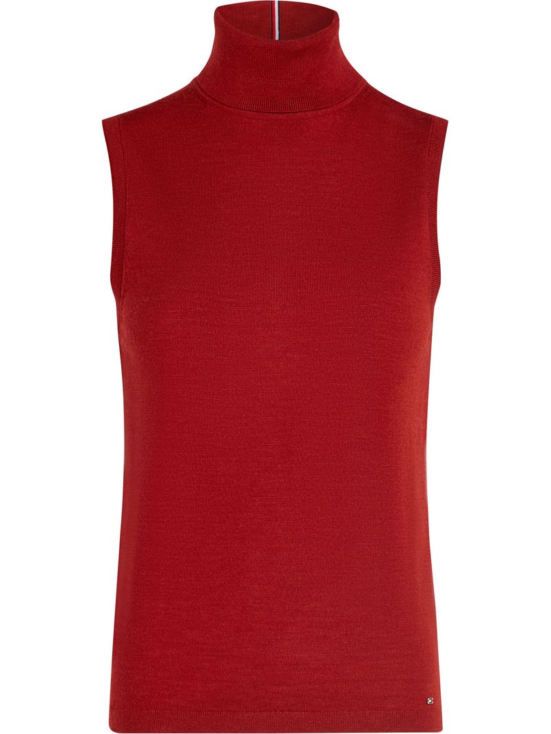 Sweater-sin-mangas-con-cuello-cisne
