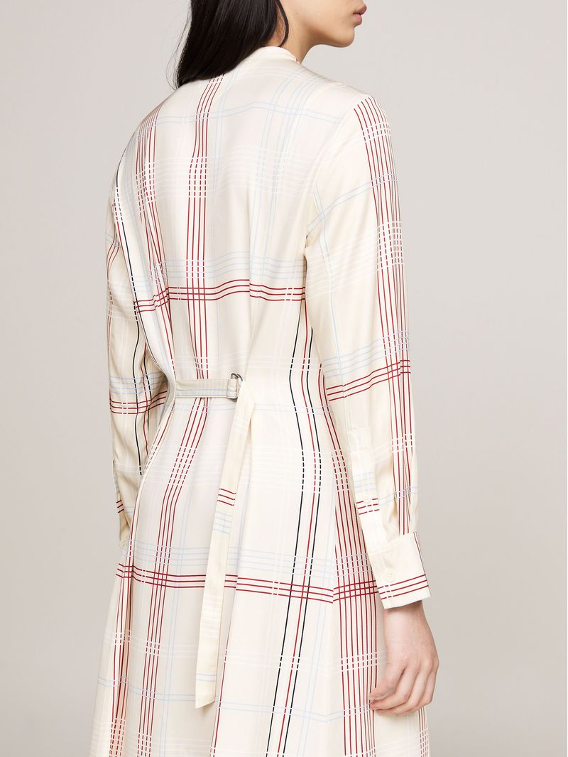 Vestido-de-cuadros-midi-con-cinturon