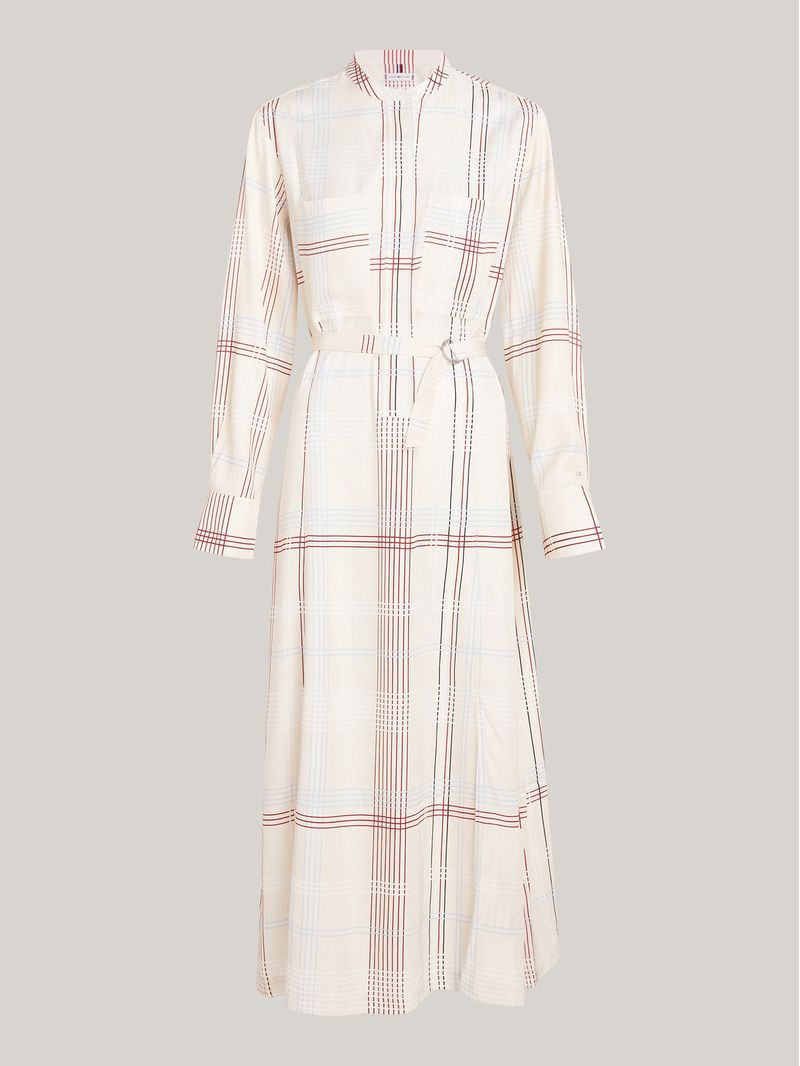 Vestido-de-cuadros-midi-con-cinturon