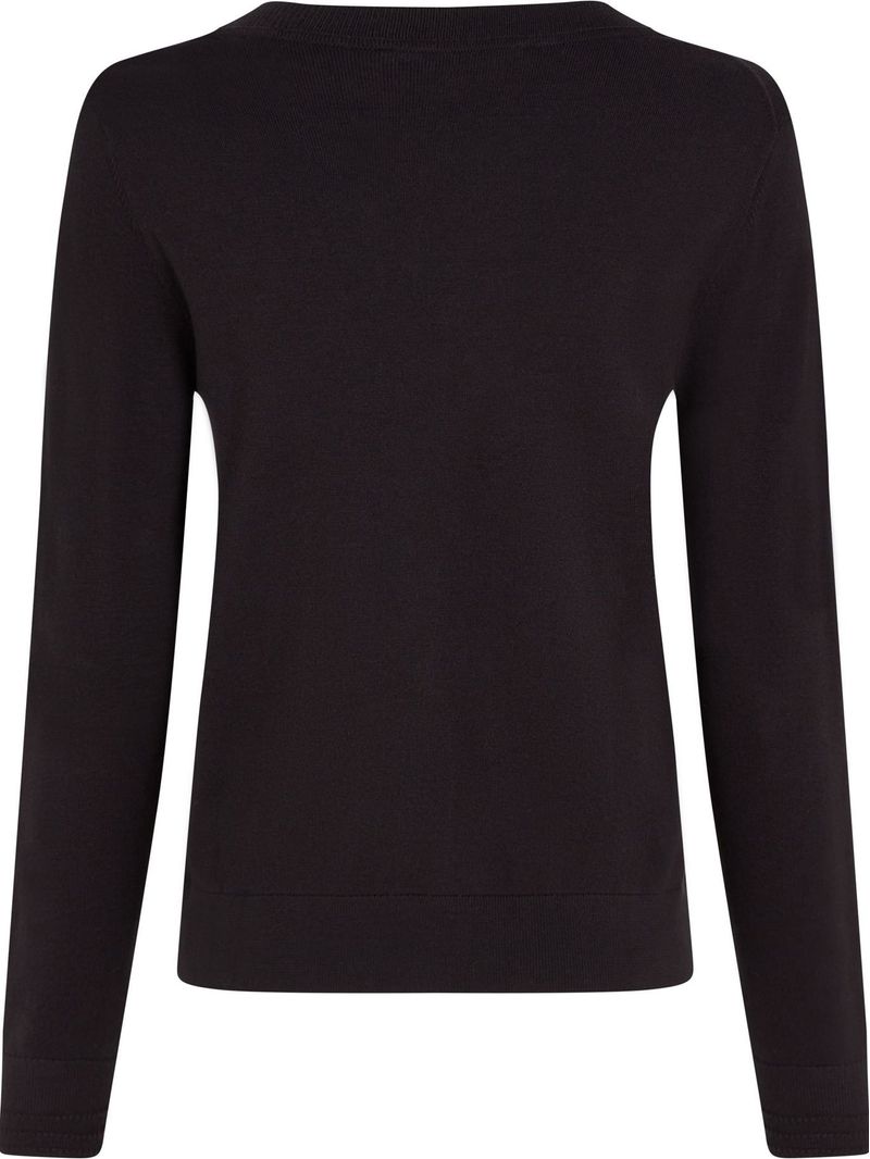 Sweater-de-punto-con-Cuello-en-V