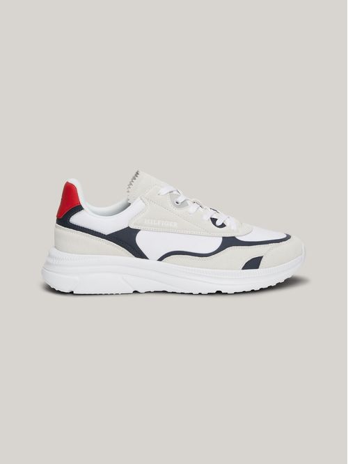 Zapatillas de running de ante color block