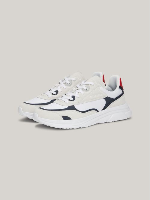 Zapatillas de running de ante color block