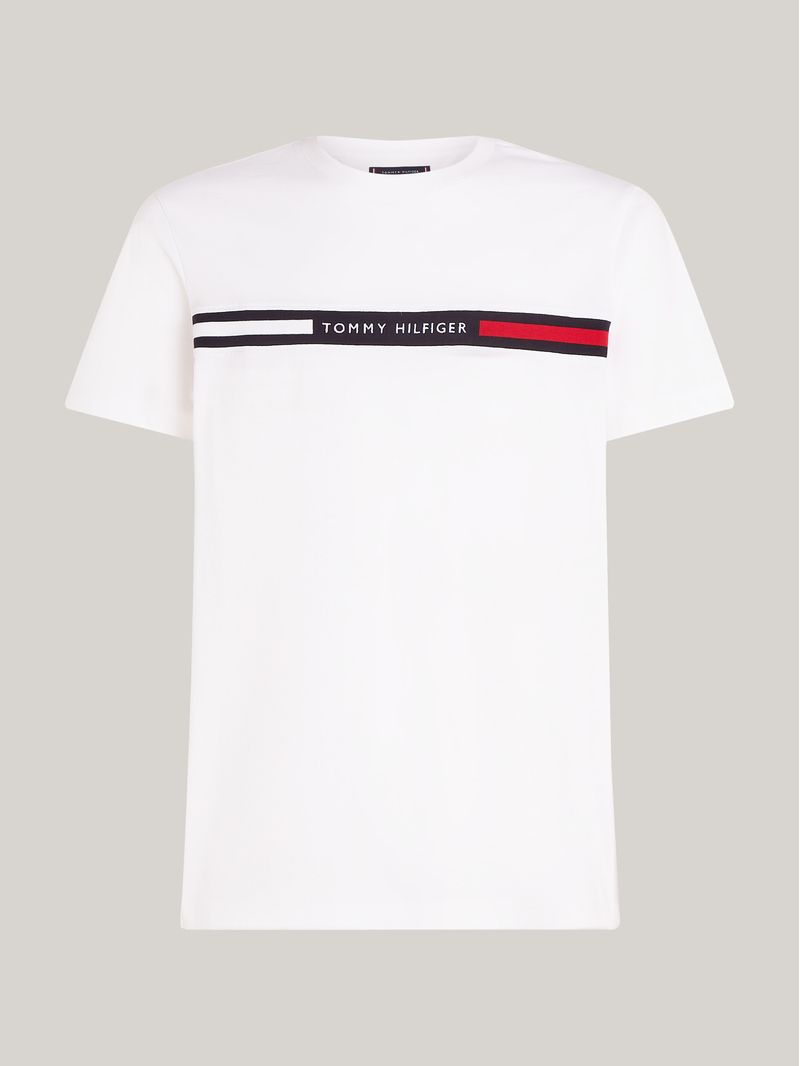 Remera-de-cuello-redondo-con-logo
