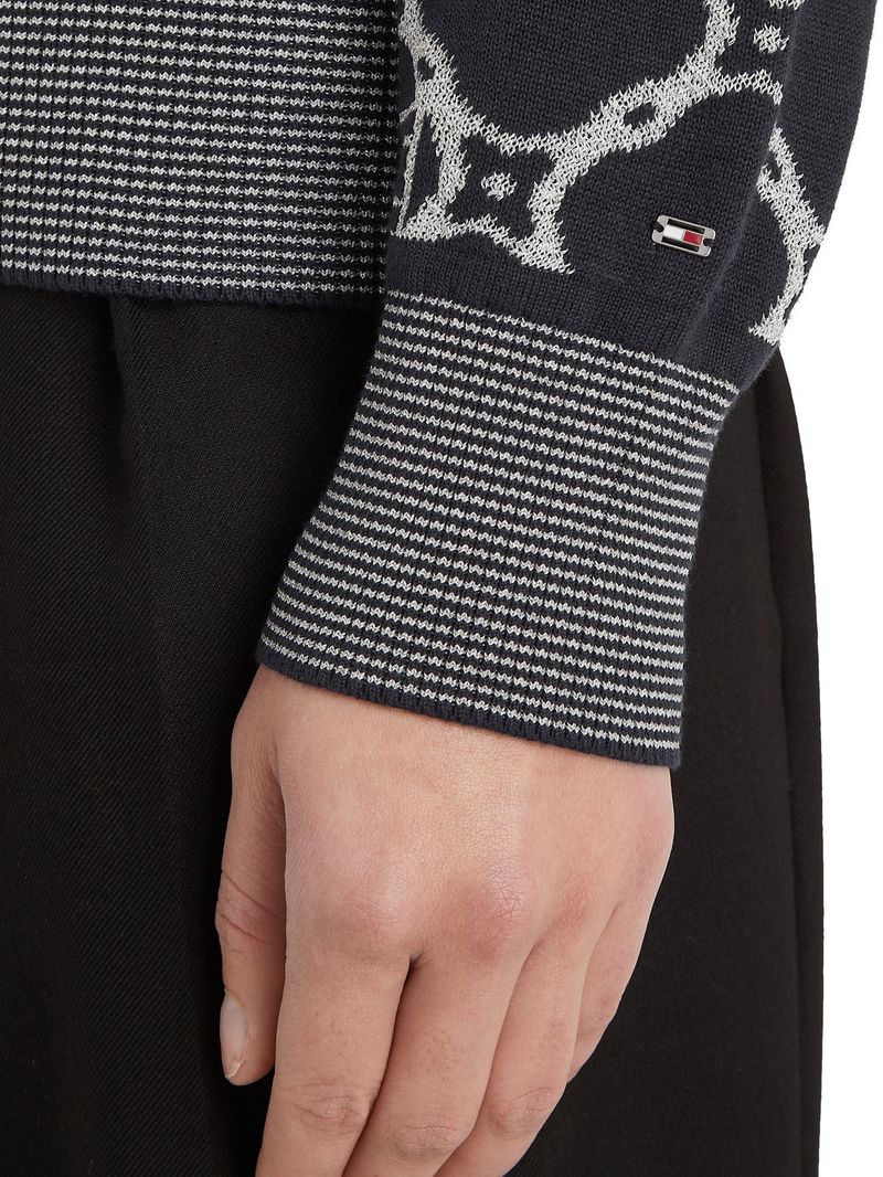 Sweater-con-diseño-de-rombos