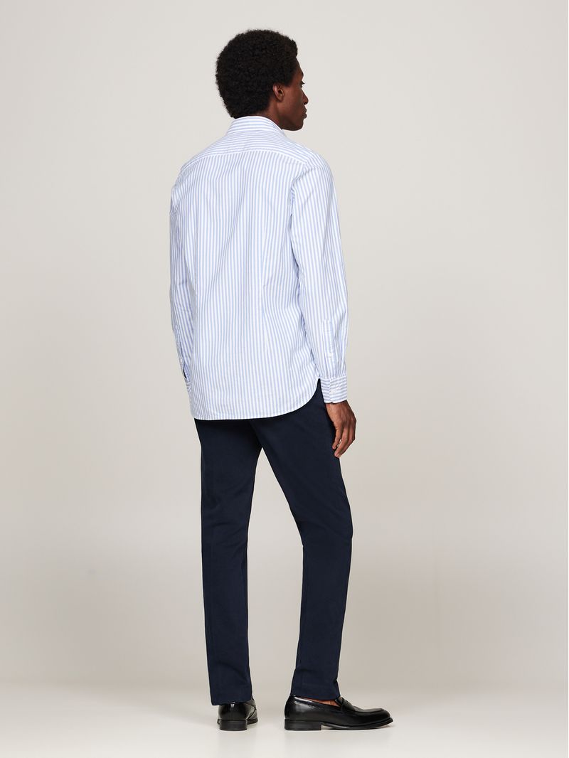 Camisa-slim-de-popelin-a-rayas-TH-Flex