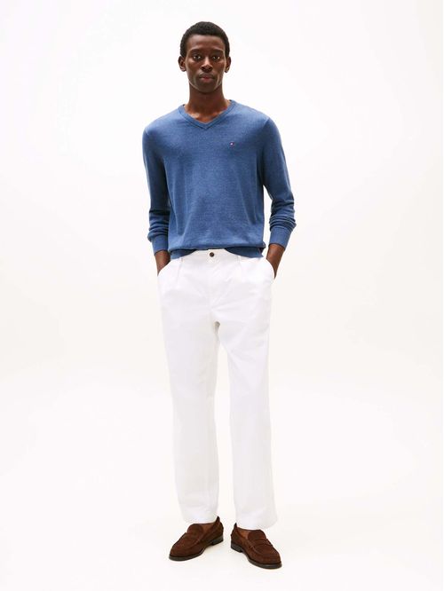 Sweater essential de cuello v