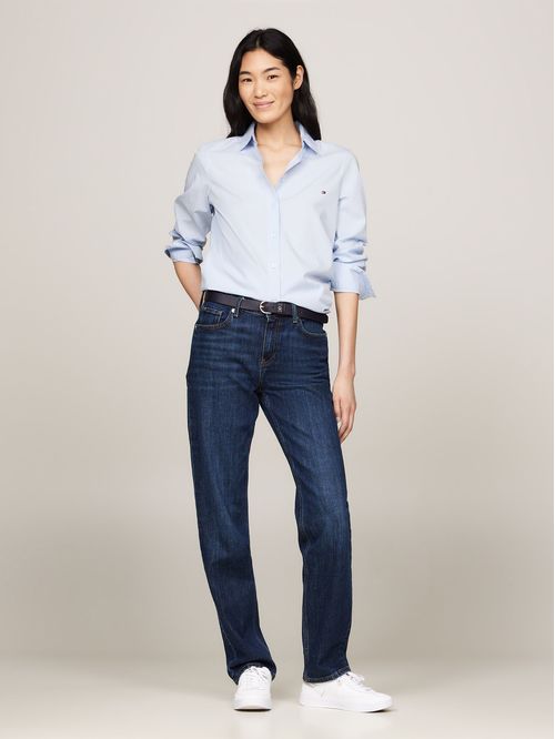 Camisa Essential de popelín con corte regular