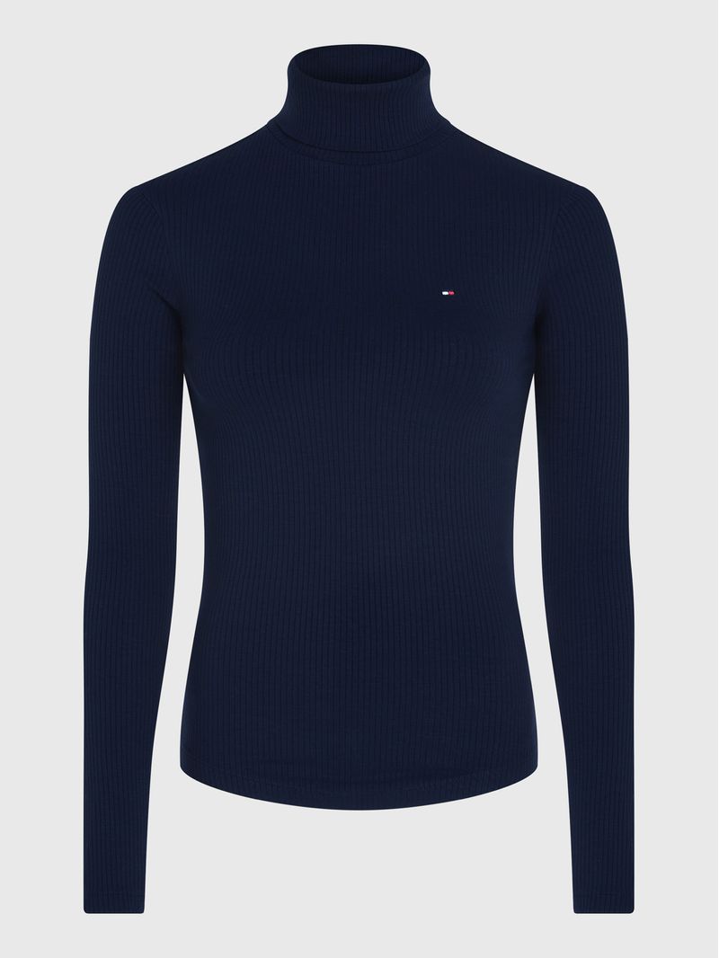Remera-de-corte-slim-con-cuello-tortuga