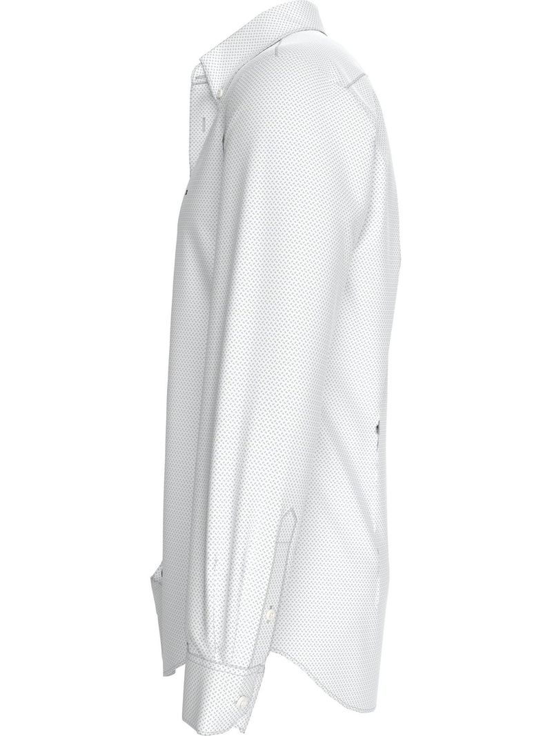 Camisa-stretch-de-corte-slim-con-logo