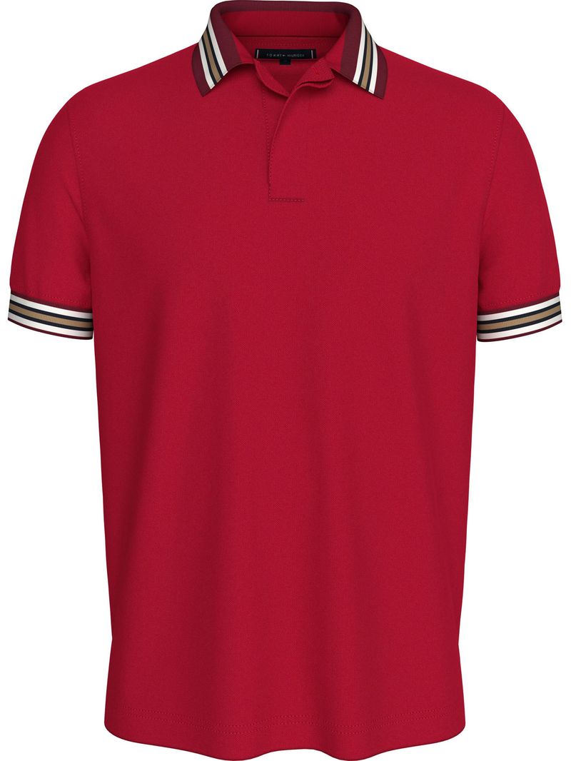 Chomba-de-corte-regular-con-cuello-a-contraste