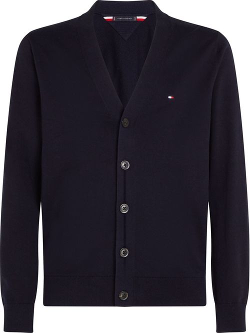 Sweater cardigan con logo