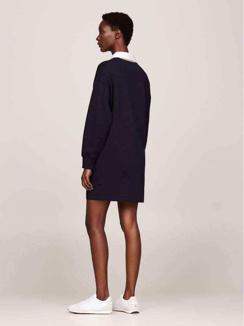 Vestido-corto-de-estilo-rugby