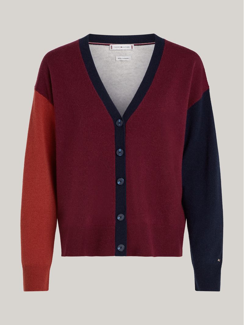 Cardigan-color-block-de-cachemira