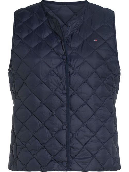 Chaleco acolchado con relleno de plumón