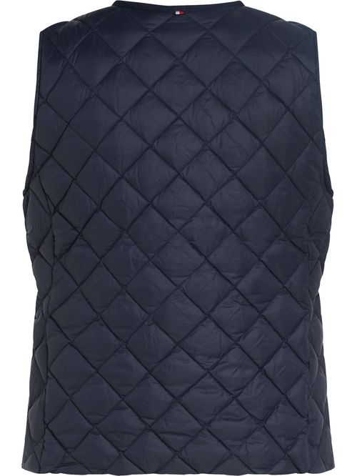 Chaleco acolchado con relleno de plumón