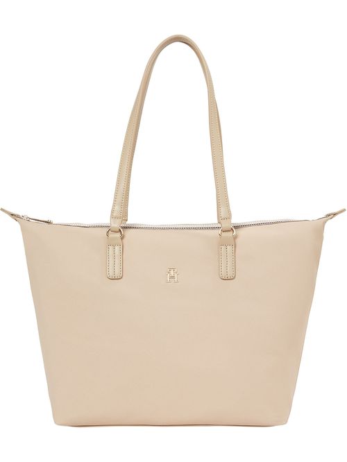 Cartera tote con cremallera distintiva