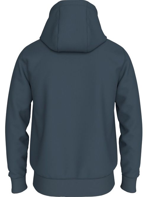 Buzo de felpa con capucha y logo bordado