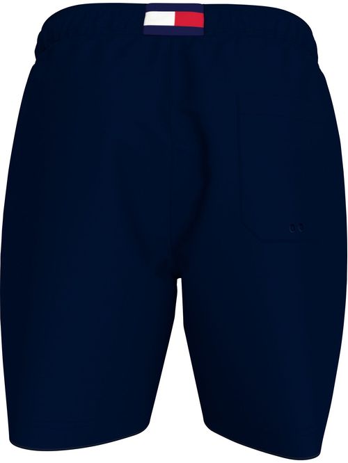 Bañador largo de nailon y cordón ajustable