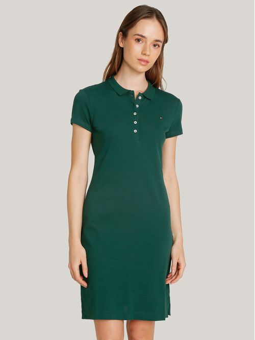 Vestido tipo chomba de corte slim