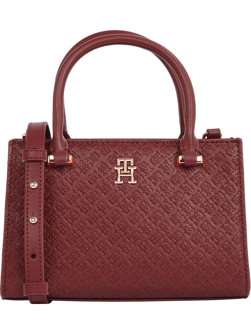 Cartera-tote-con-monogramas-TH-en-bajo-relieve