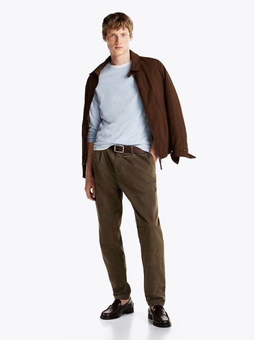 Remera de manga larga con corte extra slim