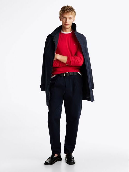 Remera de manga larga con corte extra slim